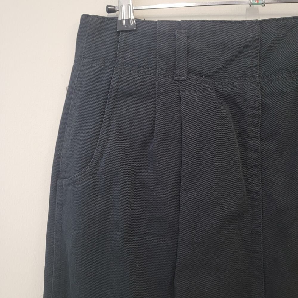 VTG Black Denim Skirt - Picture 3 of 16